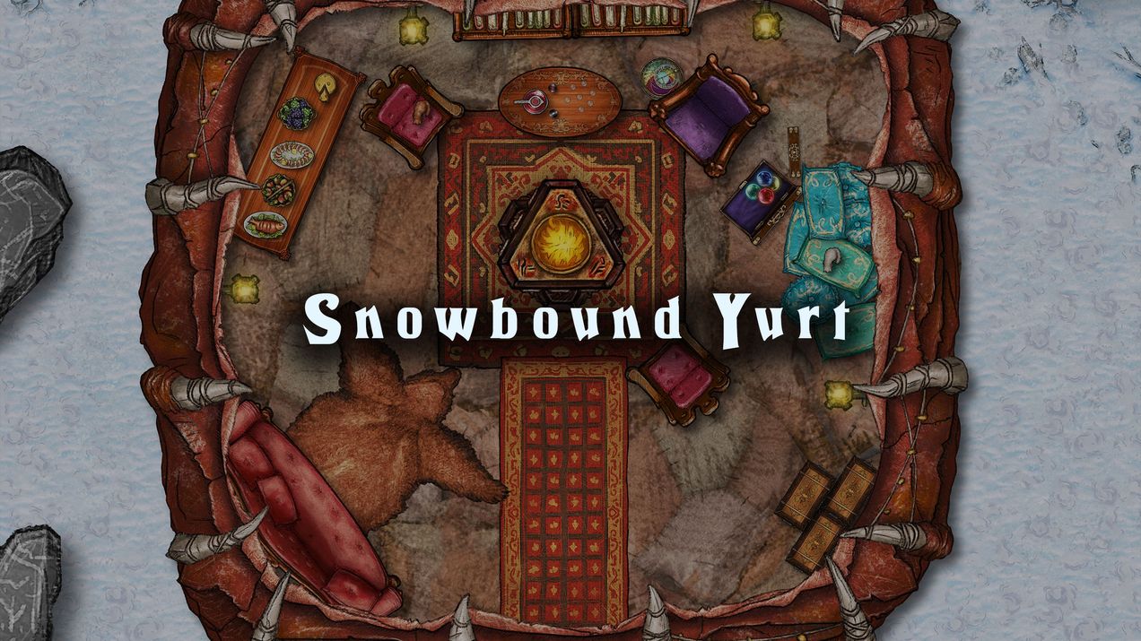 Any world snowbound yurt