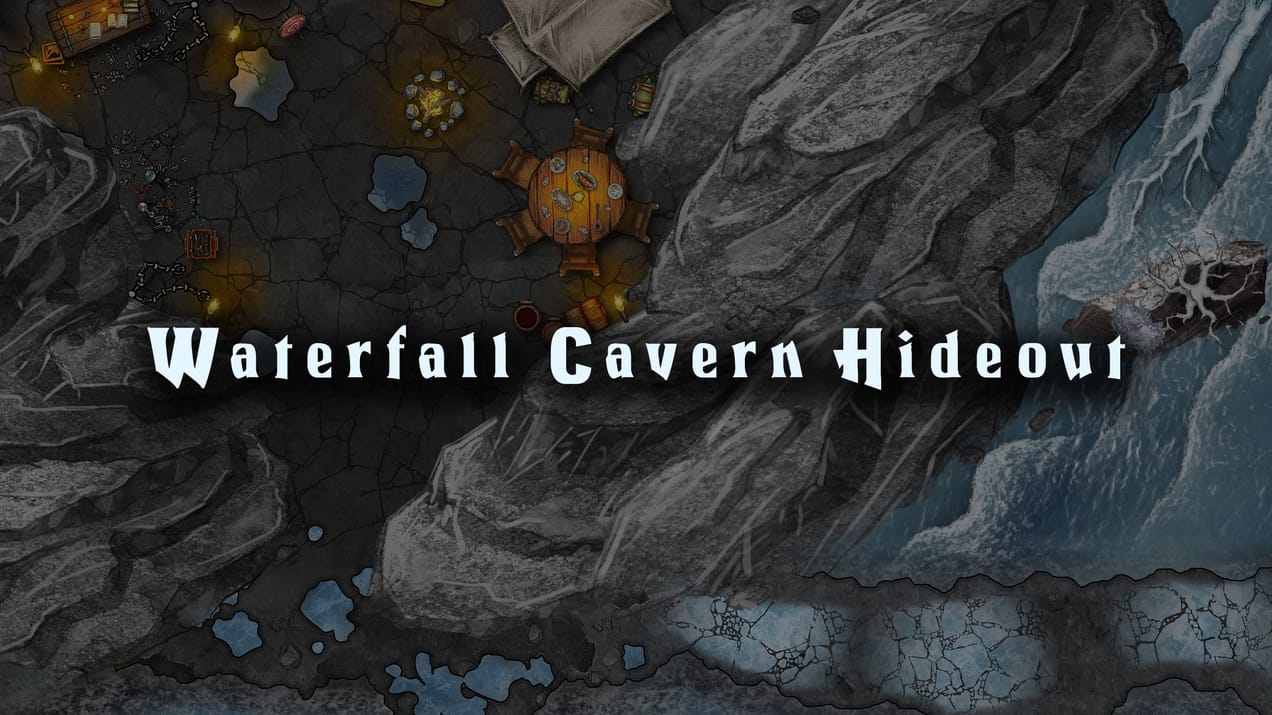 Any world Waterfall Cavern Hideout