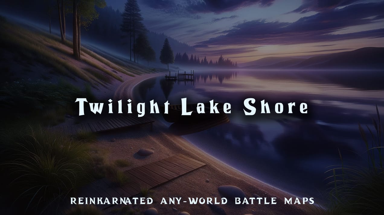 Twilight Lake Shore