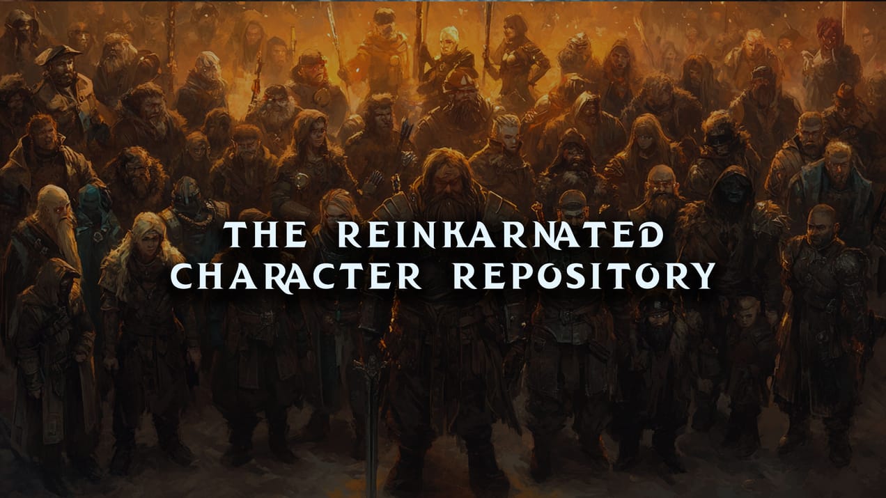 Introducing the ReinKarnated Character Repository