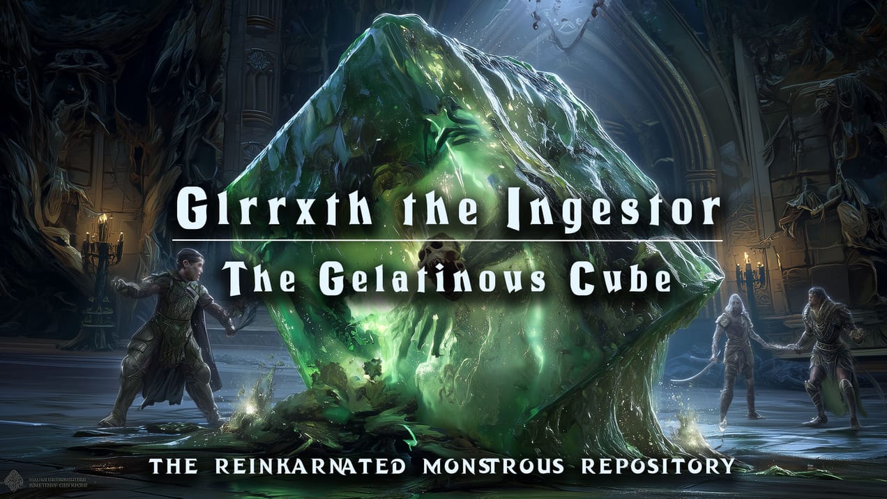 Glrrxth the Ingestor - The Gelatinous Cube