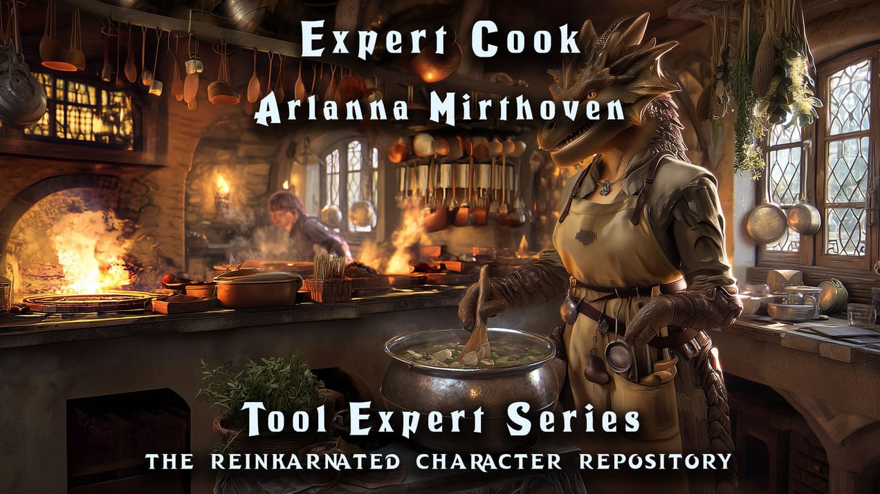 Arlanna Mirthoven - Expert Cook