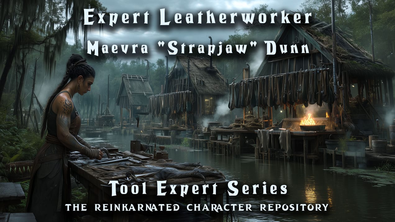 Maevra "Strapjaw" Dunn - Expert Leatherworker