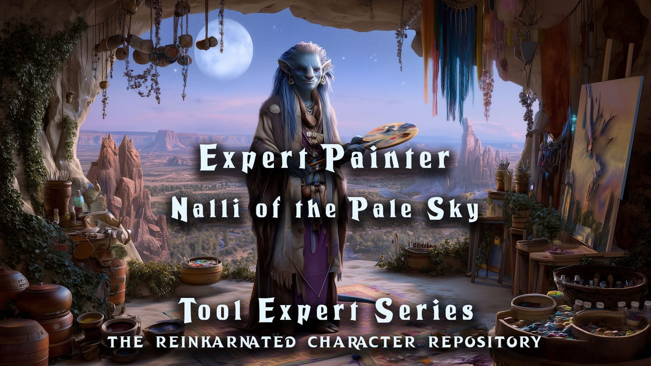 Nalli of the Pale Sky - Expert Painter