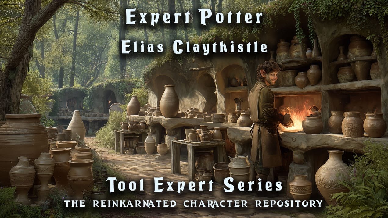 Elias Claythistle - Expert Potter