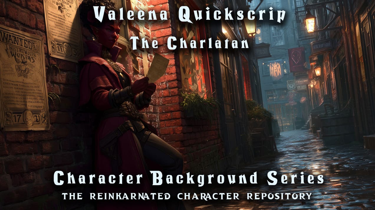Valeena Quickscrip - The Charlatan