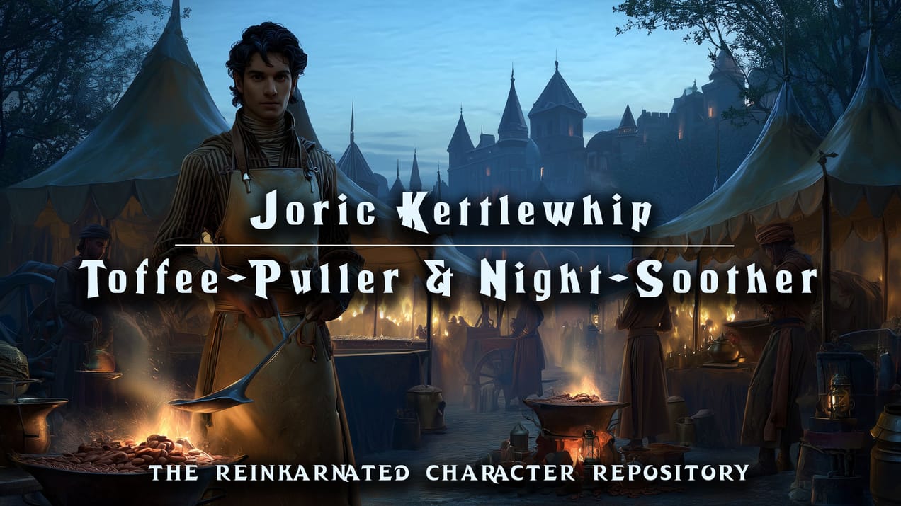 Joric Kettlewhip — Toffee-Puller & Night-Soother