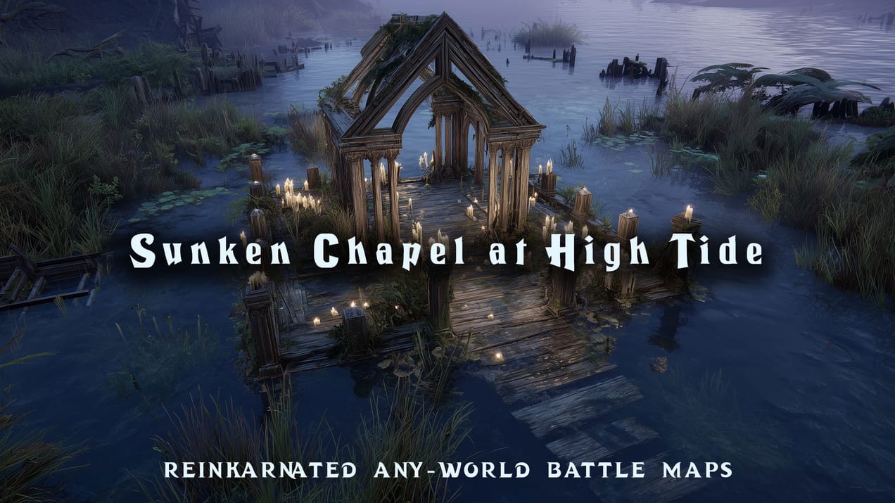 Sunken Chapel at High Tide