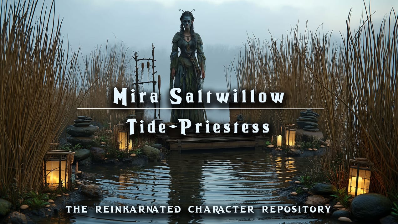 Mira Saltwillow – Half-Elf Tide-Priestess