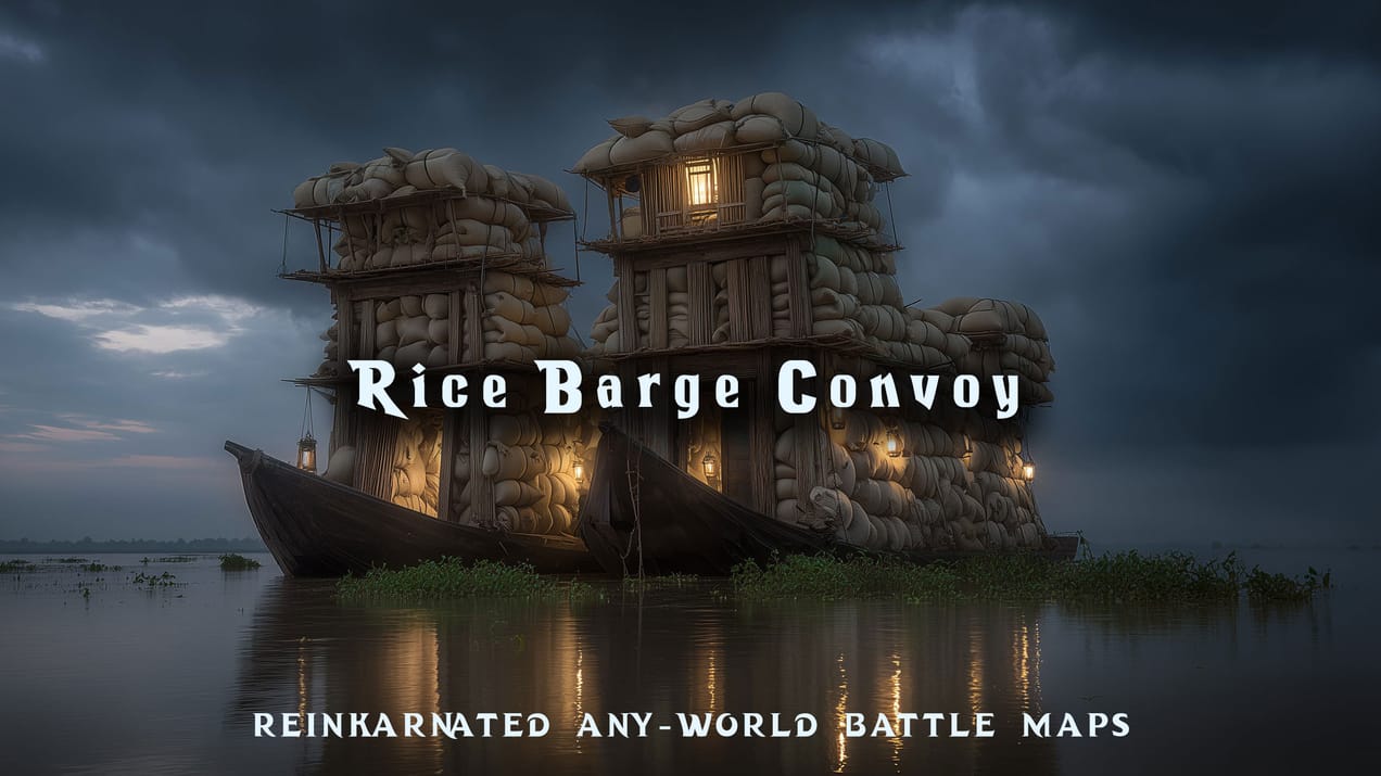 Rice Barge Convoy