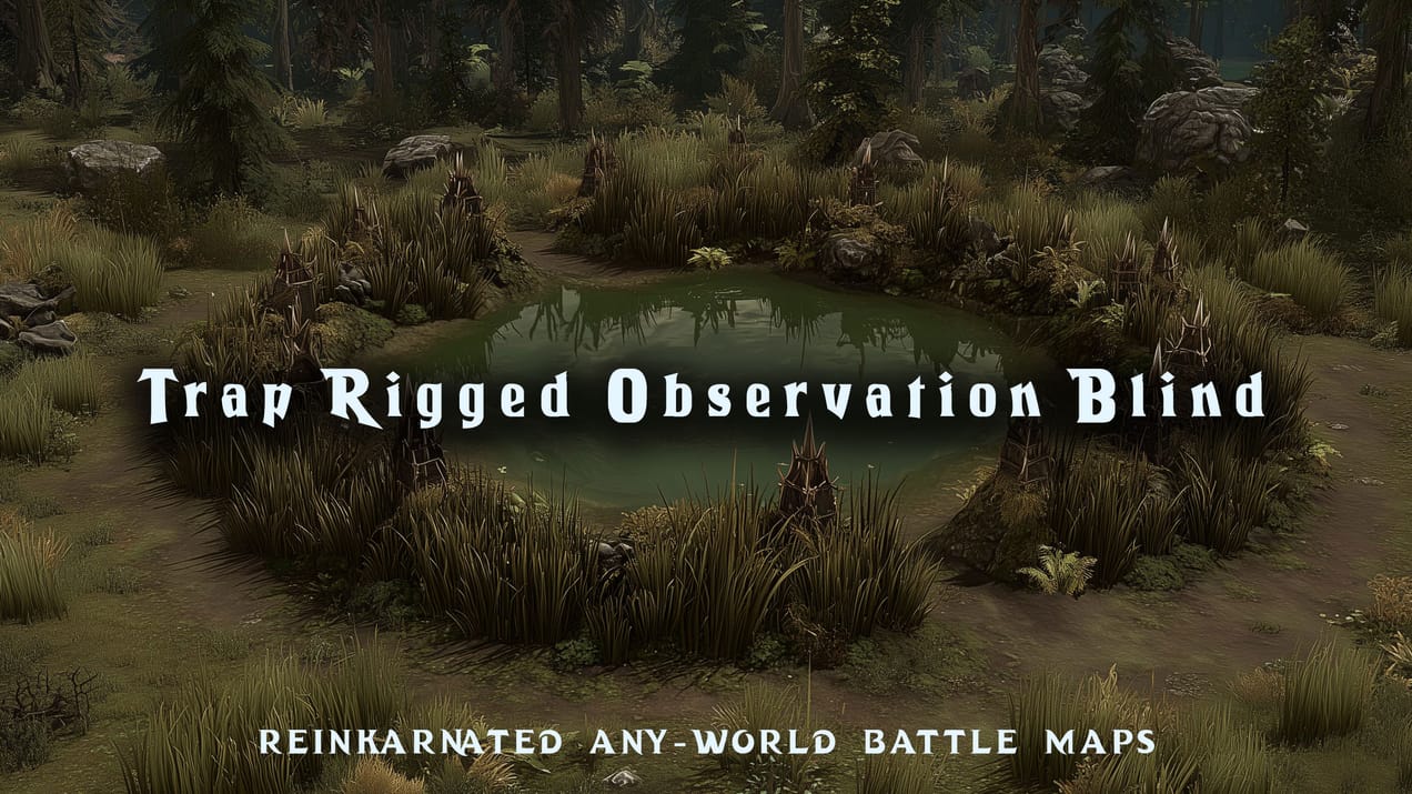 Trap Rigged Observation Blind