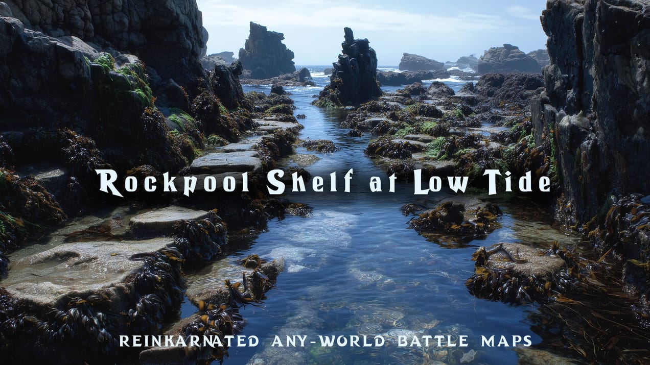Rockpool Shelf at Low Tide
