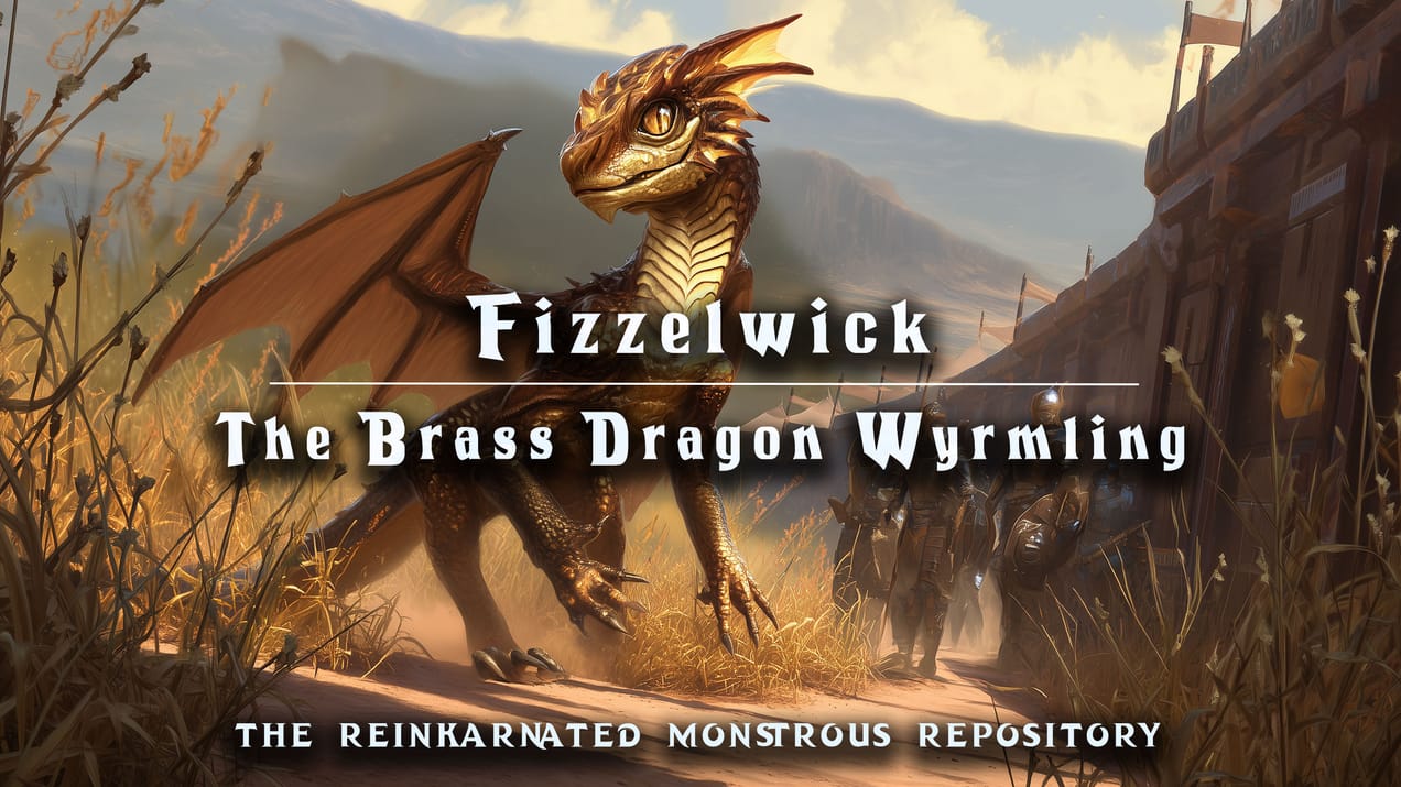Fizzelwick - The Brass Dragon Wyrmling