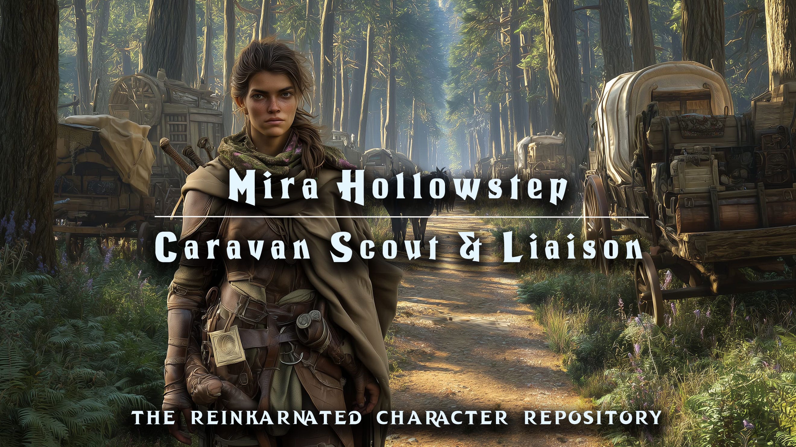 Mira Hollowstep — Caravan Scout & Liaison