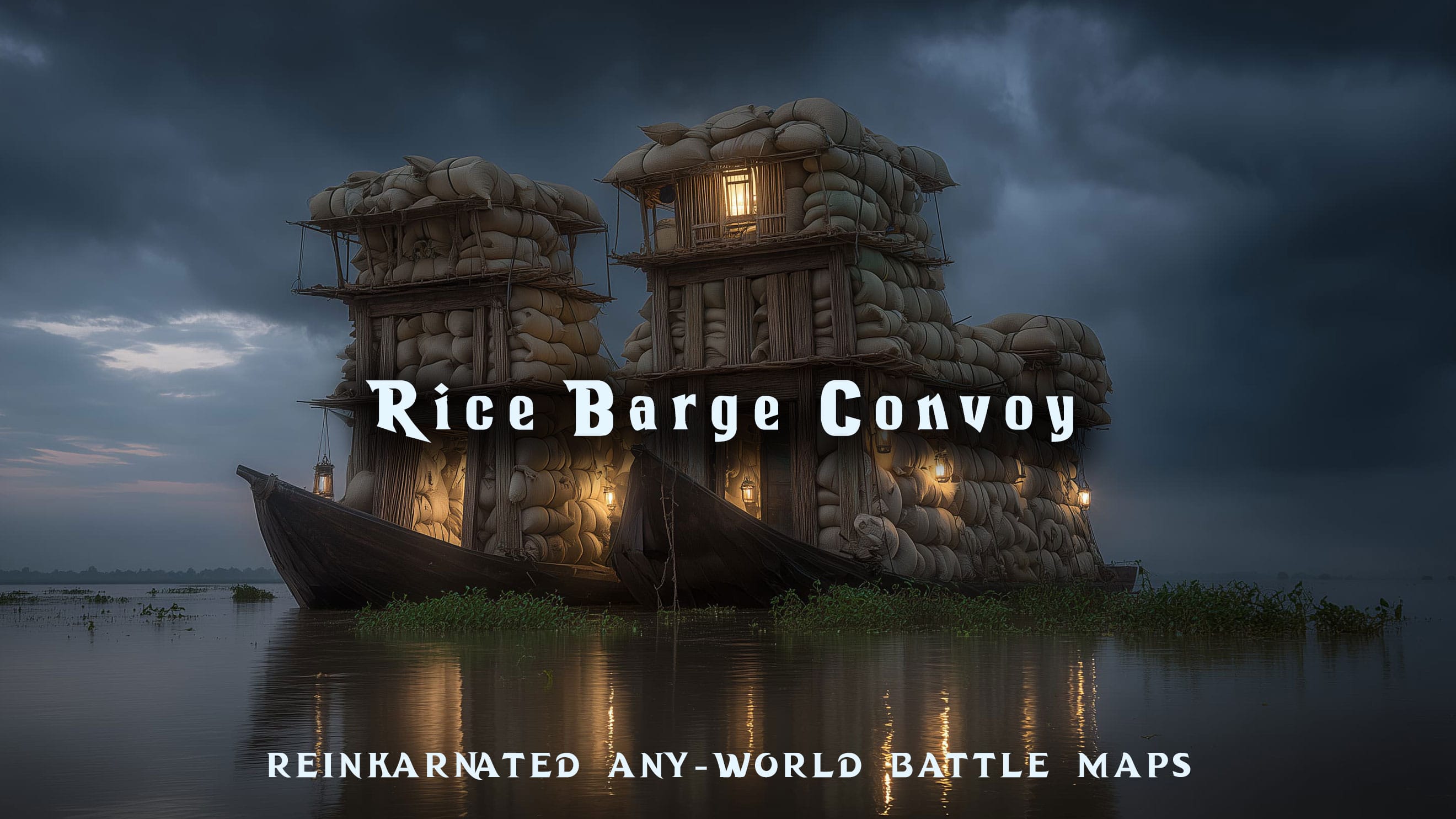 Rice Barge Convoy